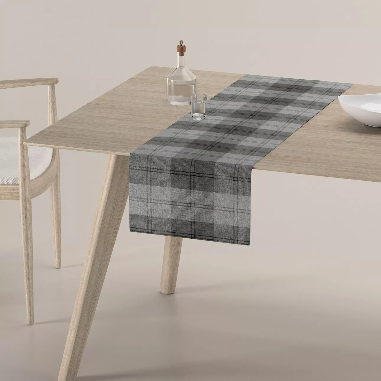 Tischläufer, grau-anthrazit, 40 x 130 cm, Edinburgh (115-75) günstig online kaufen