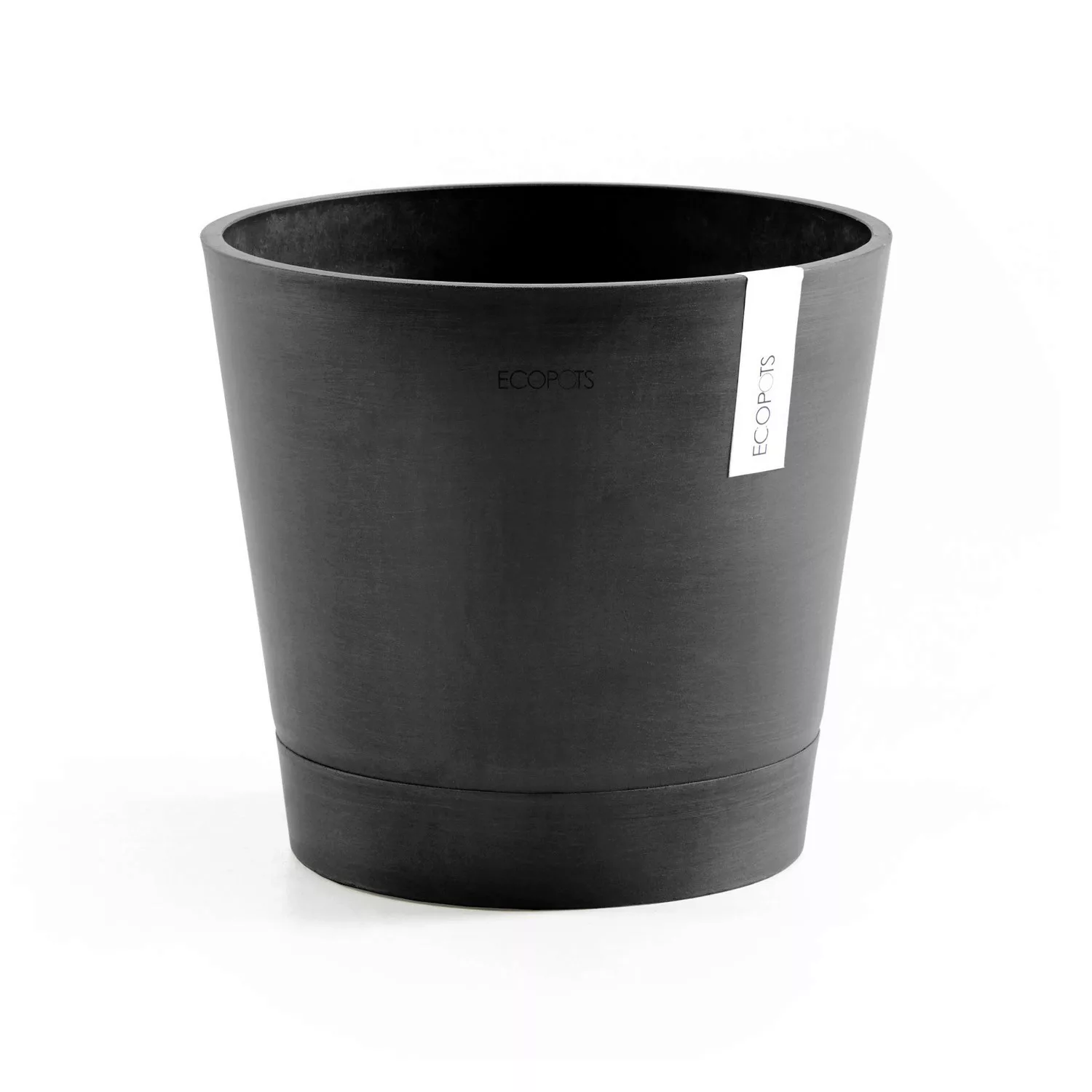 Ecopots Pflanztopf Venice Dunkelgrau Ø 40 cm / Höhe 35 cm günstig online kaufen