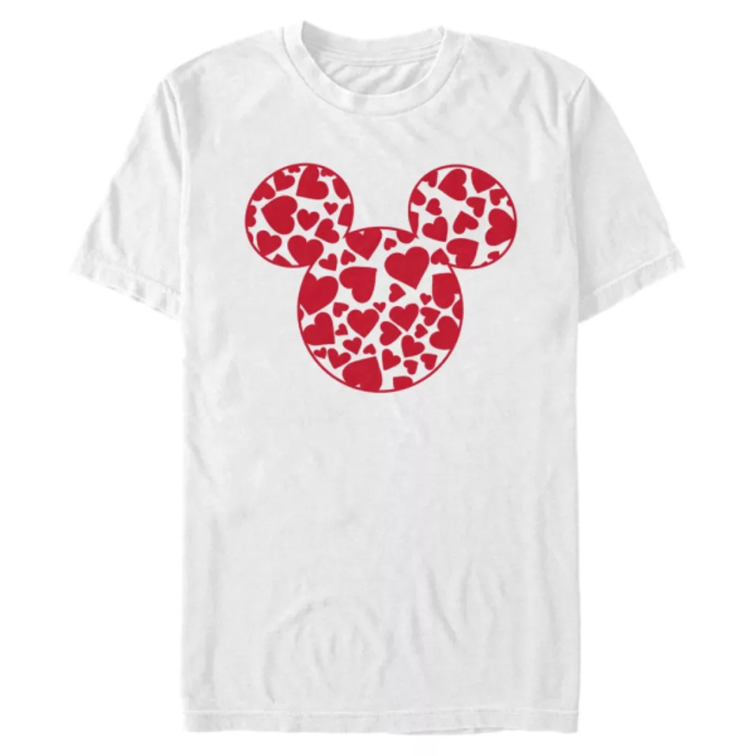 Disney - Micky Maus - Micky Maus Hearts Fill - Männer T-Shirt günstig online kaufen
