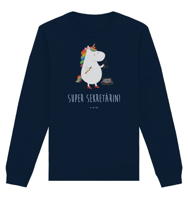 Mr. & Mrs. Panda Longpullover Größe XXL Einhorn Sekretärin - French Navy - günstig online kaufen