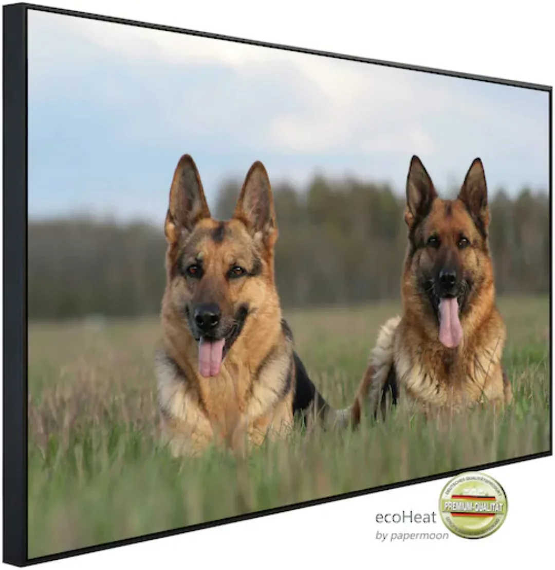Papermoon Infrarotheizung »Deutsche Schäferhunde«, sehr angenehme Strahlung günstig online kaufen