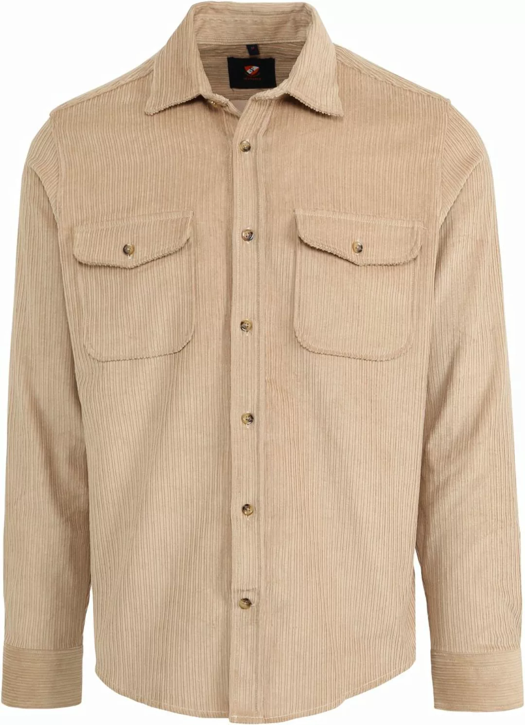 Suitable Überhemd Corduroy Khaki - Größe M günstig online kaufen