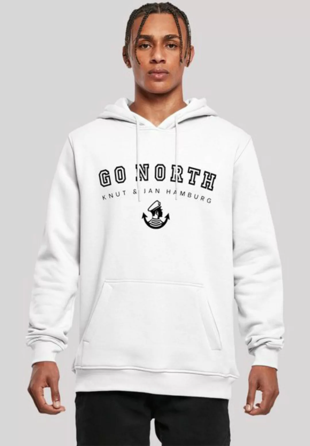 F4NT4STIC Kapuzenpullover Go North Print günstig online kaufen