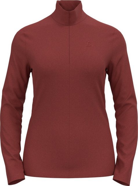 Odlo Langarmshirt Mid layer 1/2 zip ROY pale mauve - spiced apple günstig online kaufen