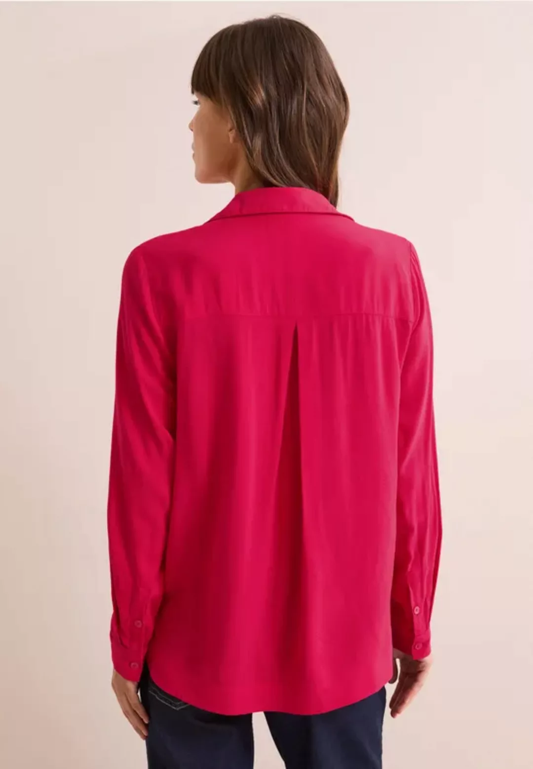 Bluse in Unifarbe günstig online kaufen