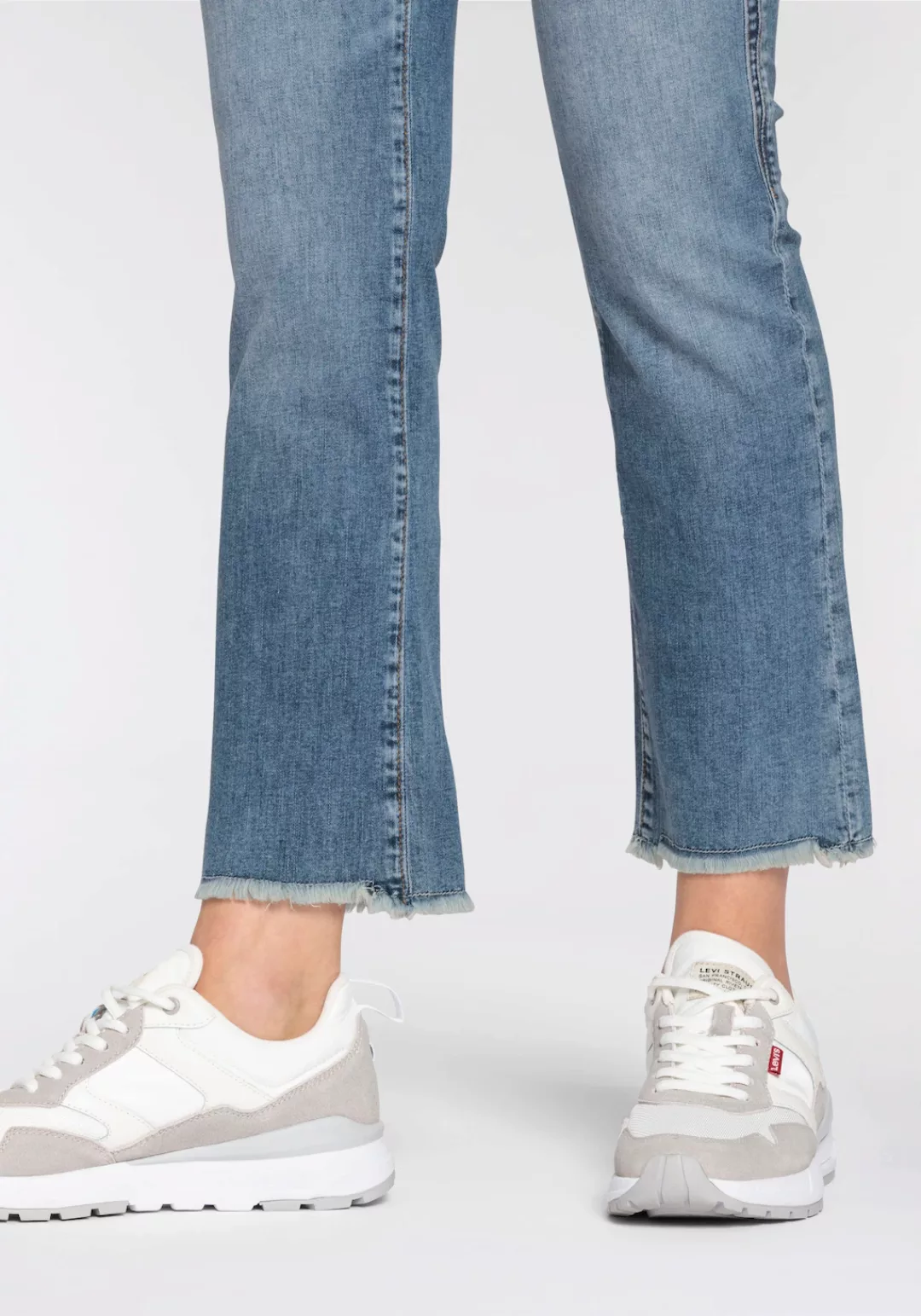 Herrlicher Bootcut-Jeans "Baby Cropped Light Denim" günstig online kaufen