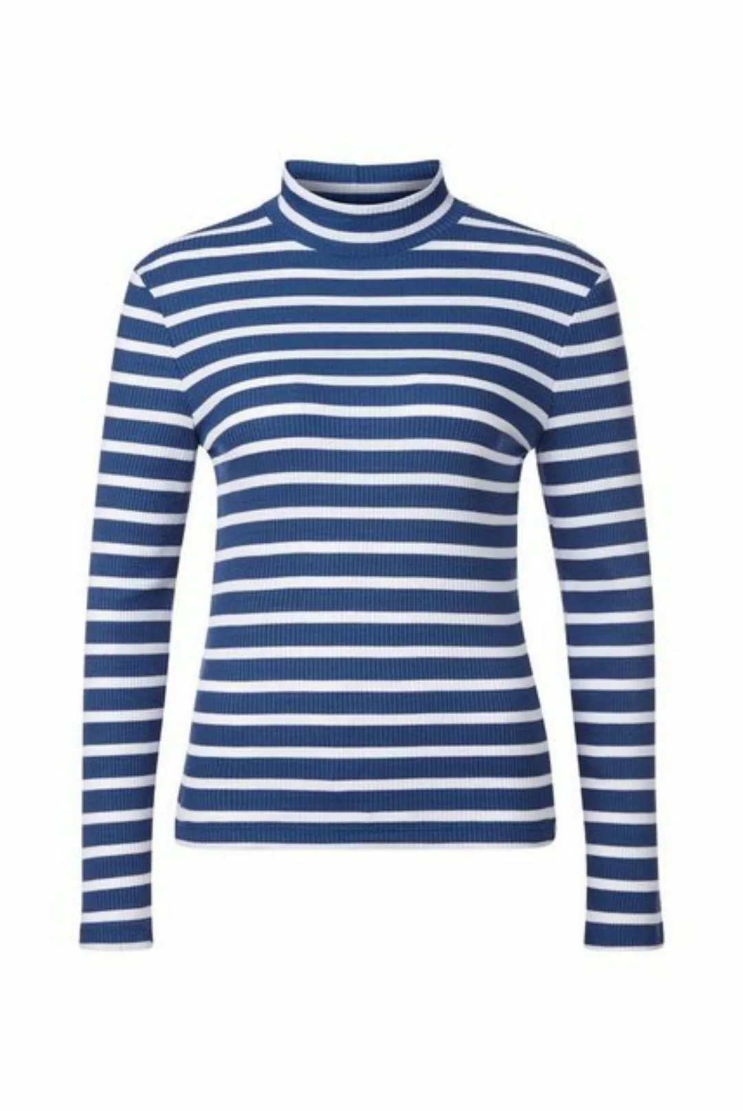 Rich & Royal T-Shirt Striped rib rollneck günstig online kaufen
