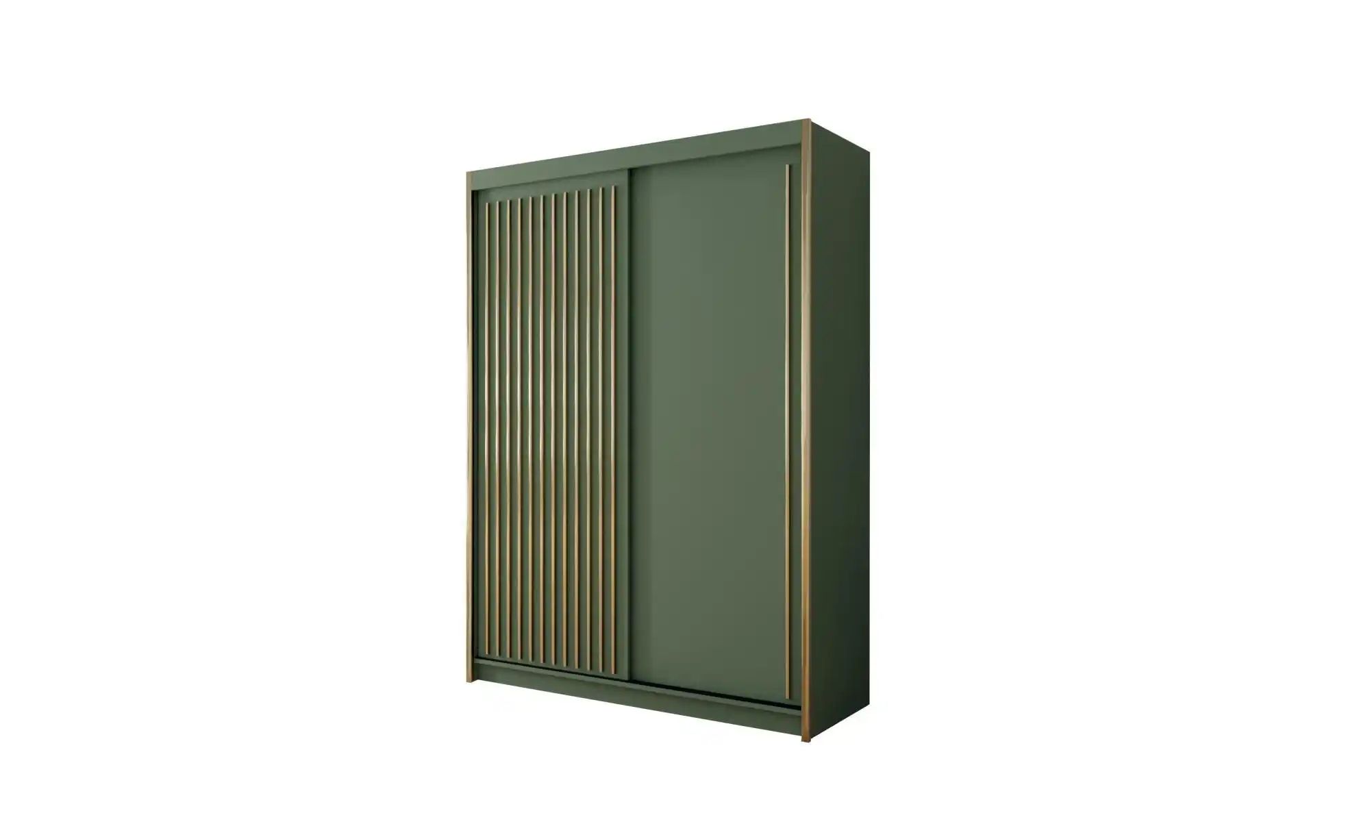 Schwebetürenschrank grün Tiara ¦ grün ¦ Maße (cm): B: 150 H: 216 Schränke > günstig online kaufen
