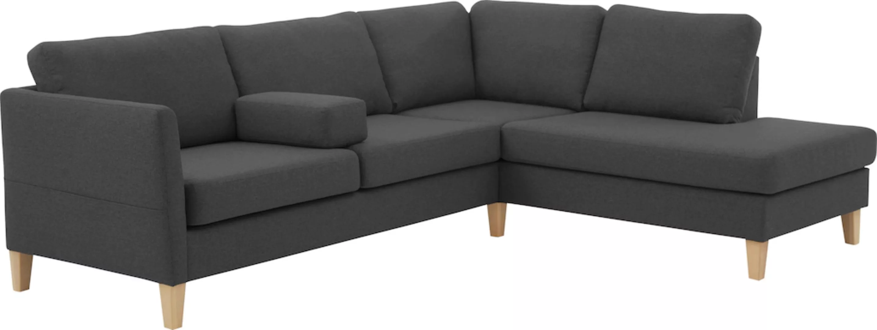 ATLANTIC home collection Ecksofa "Mailo L-Form", mit Seitentaschen und Otto günstig online kaufen