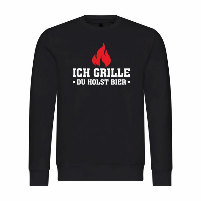 deinshirt Rundhalspullover Herren Pullover Ich grille du holst Bier Mit Pri günstig online kaufen