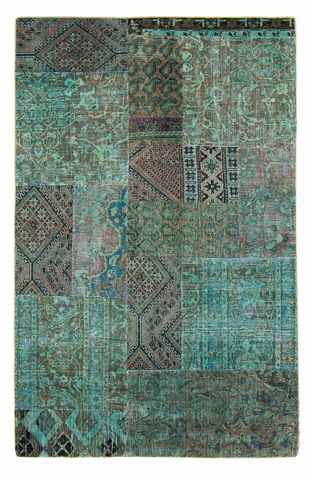 morgenland Wollteppich »Patchwork Patchwork 240 x 149 cm«, rechteckig, Hand günstig online kaufen