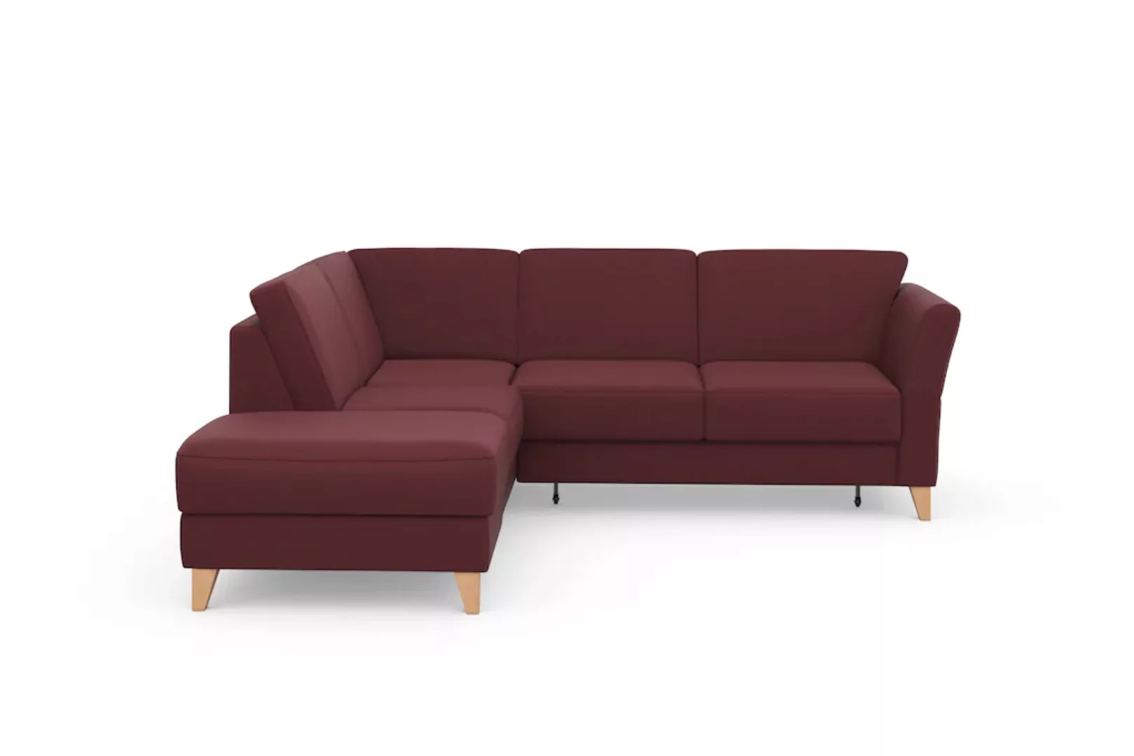 sit&more Ecksofa "Visby L-Form", Wahlweise mit Bettfunktion und Stauraum, f günstig online kaufen