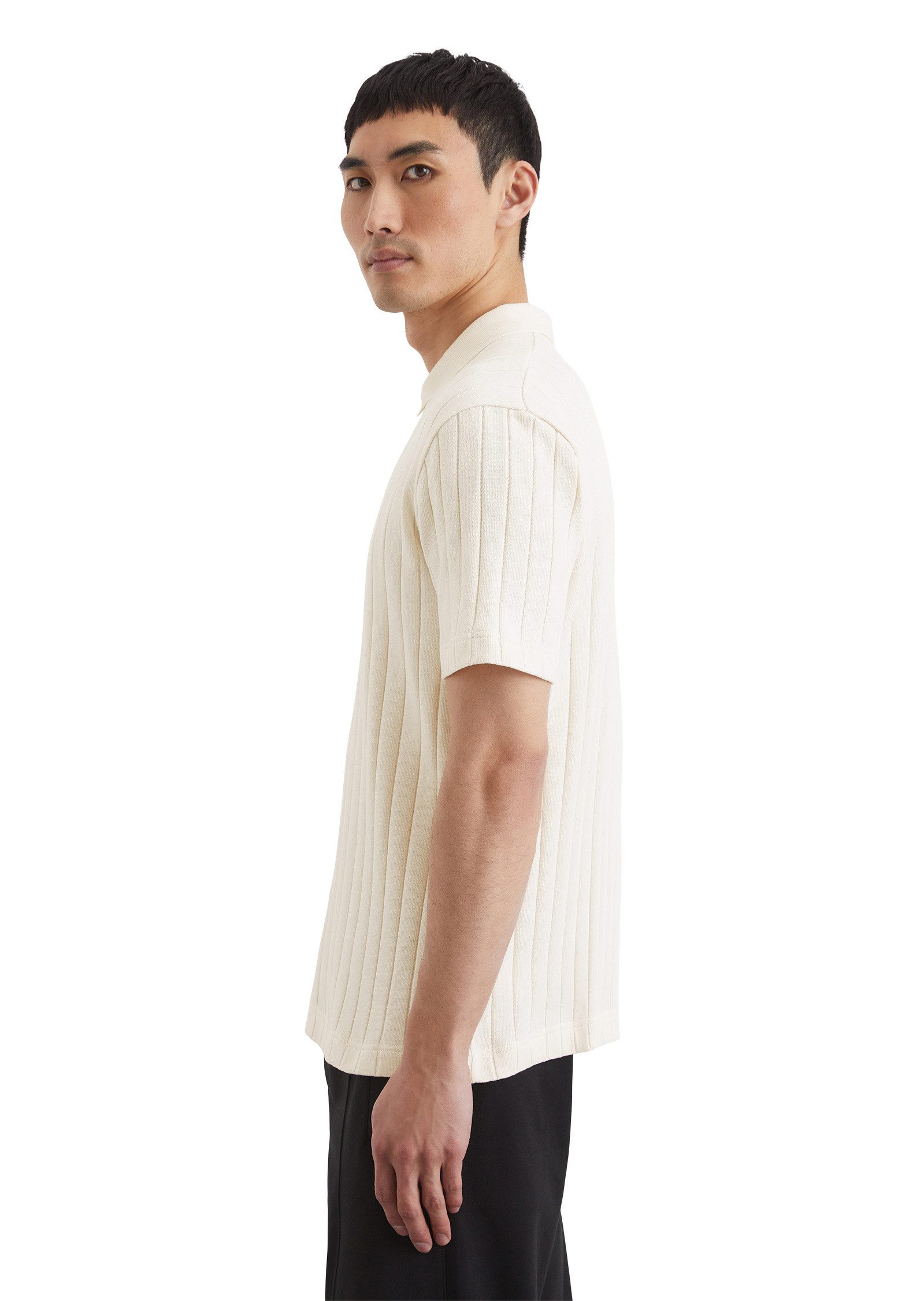 Marc OPolo Poloshirt "mit breiter Rippstruktur" günstig online kaufen