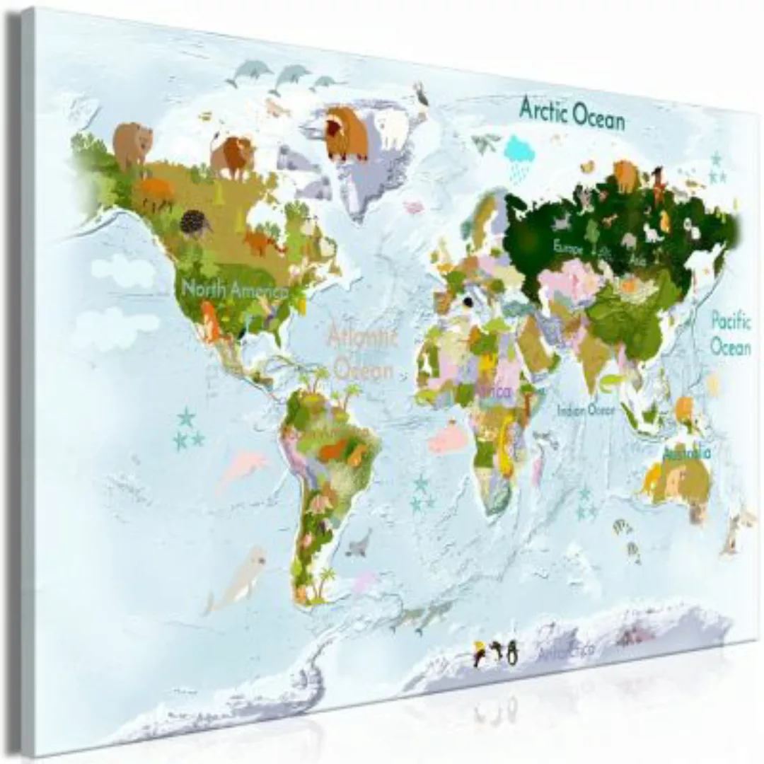 artgeist Wandbild World Animals (1 Part) Wide mehrfarbig Gr. 60 x 40 günstig online kaufen