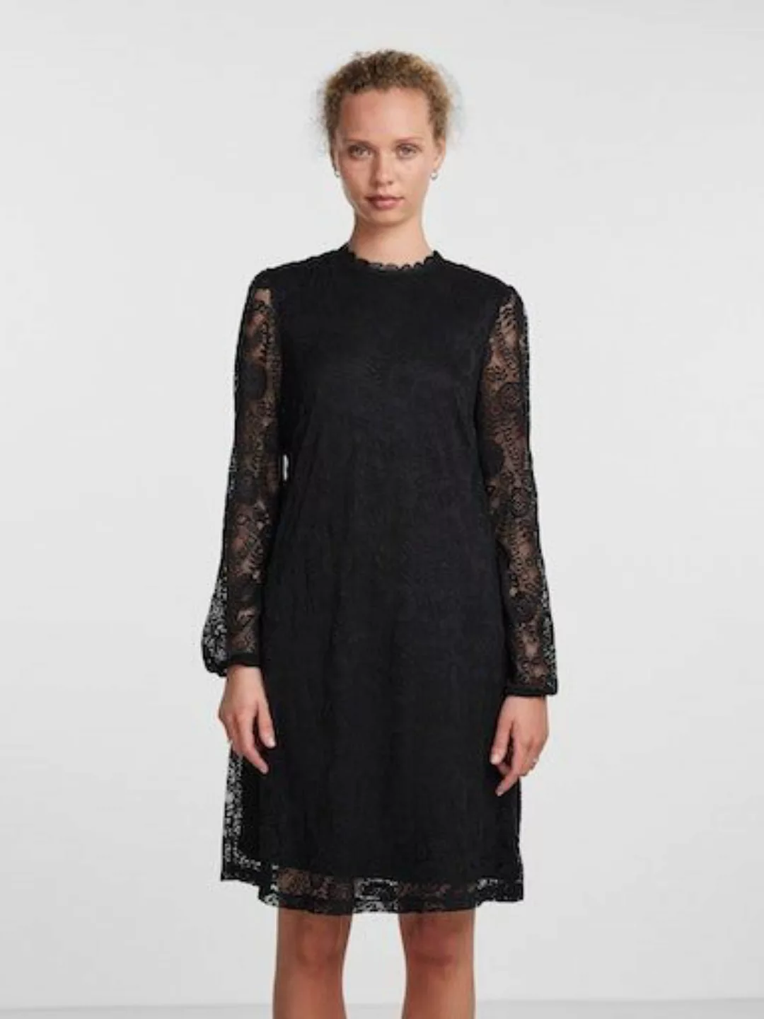 pieces Spitzenkleid PCOLLINE LS LACE DRESS NOOS BC günstig online kaufen