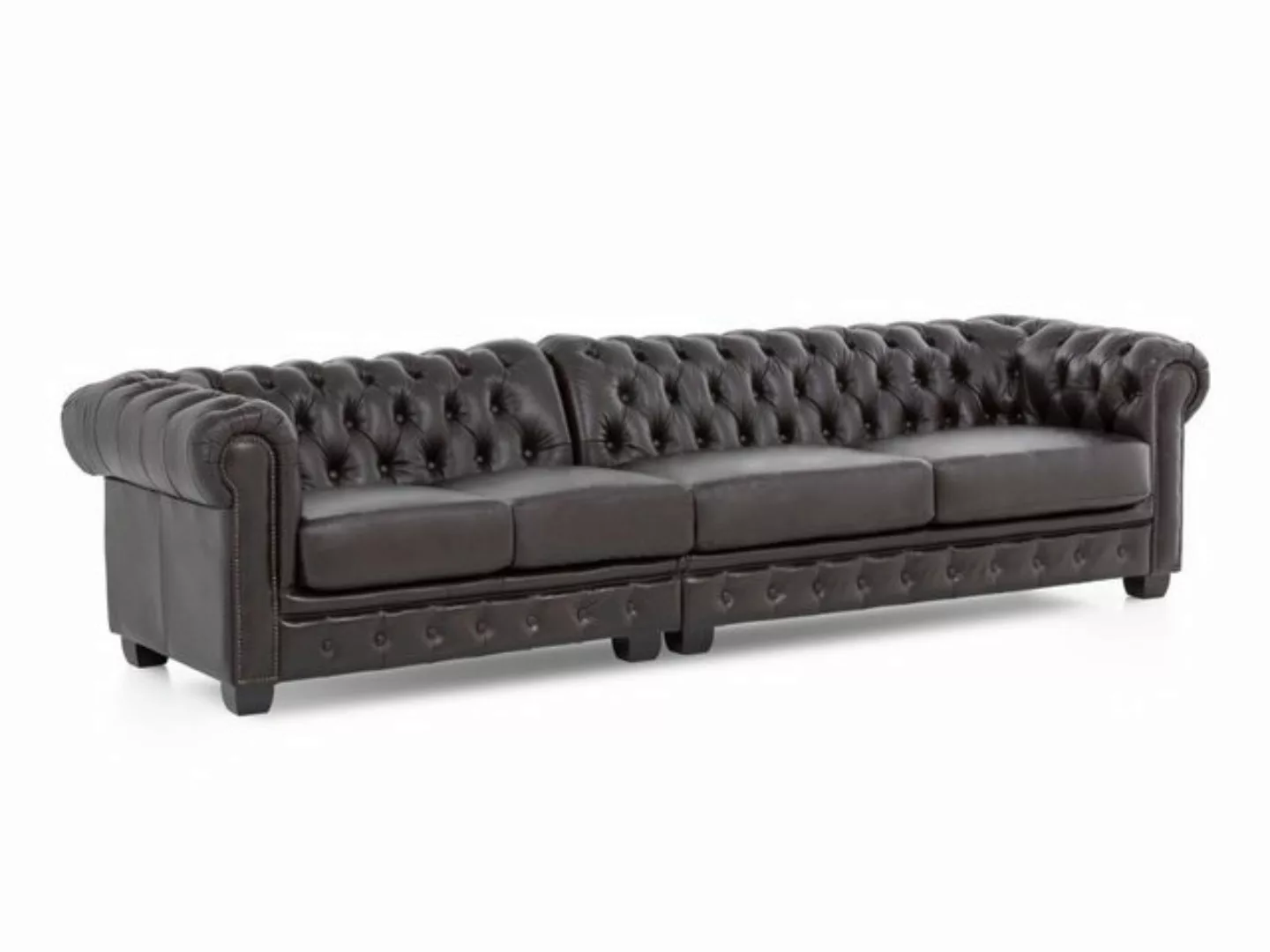 massivum Sofa Sofa Chesterfield 5-Sitzer antik braun günstig online kaufen