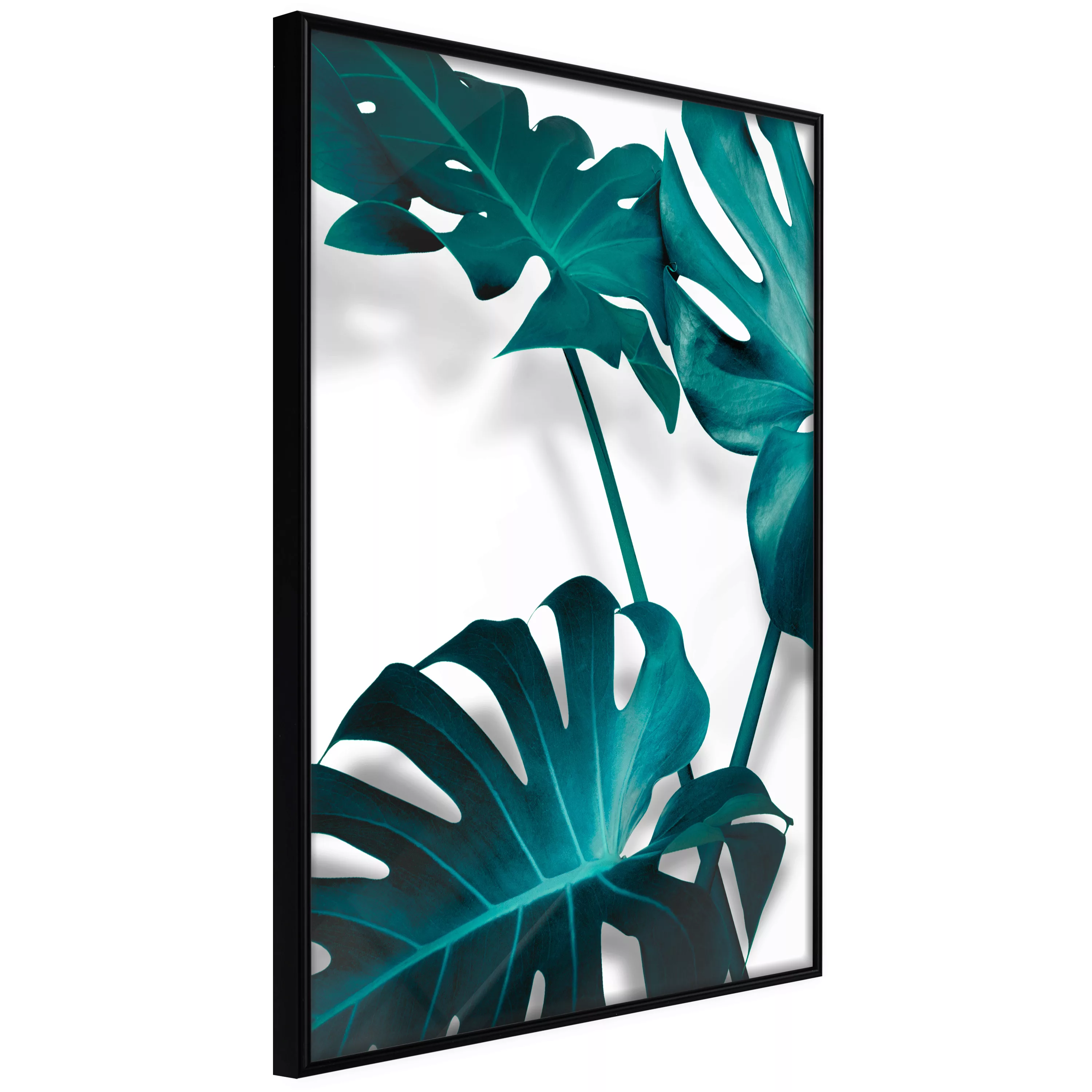 Poster - Turquoise Monstera Ii günstig online kaufen