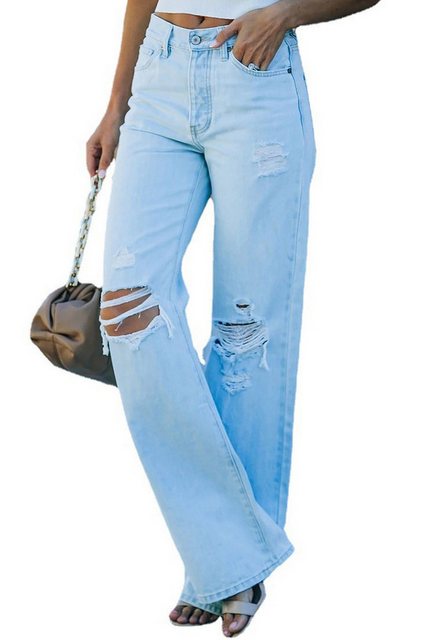 CHENIN Slouchy Jeans Temperamentvolle, zerrissene, lässige jeanshose Locker günstig online kaufen