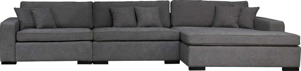 Home affaire Sofa-Eckelement "Skara XXL L-Form", Lounge-Sofa XXL mit Federk günstig online kaufen