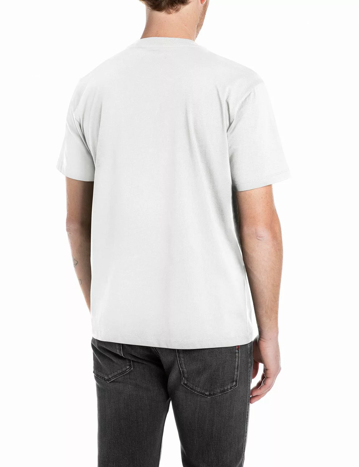 Replay Herren Rundhals T-Shirt BASIC JERSEY 30/1 Regular Fit günstig online kaufen