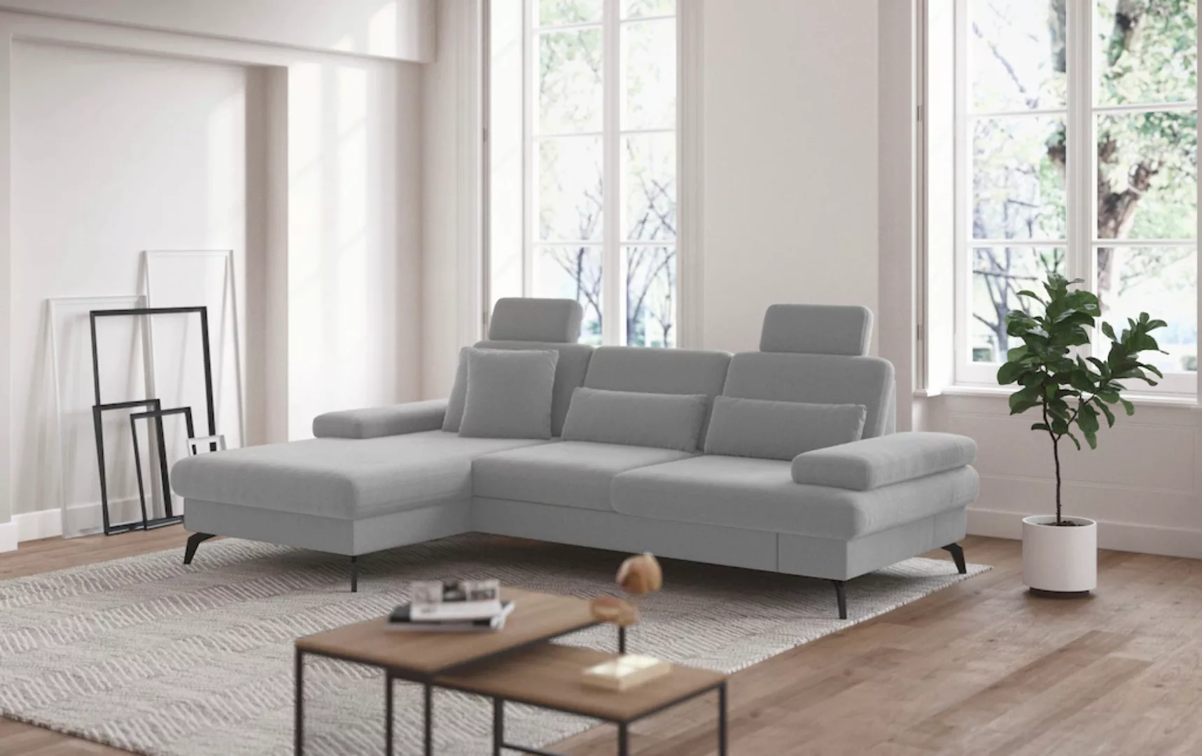 sit&more Ecksofa "Morris inkl. Sitztiefenverstellung" günstig online kaufen