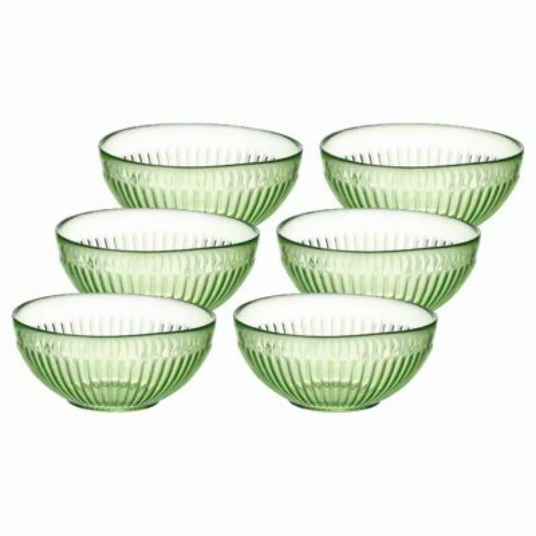 Ritzenhoff & Breker LAWE Glas Schale ø 18 cm grün 6er Set Müslischalen günstig online kaufen