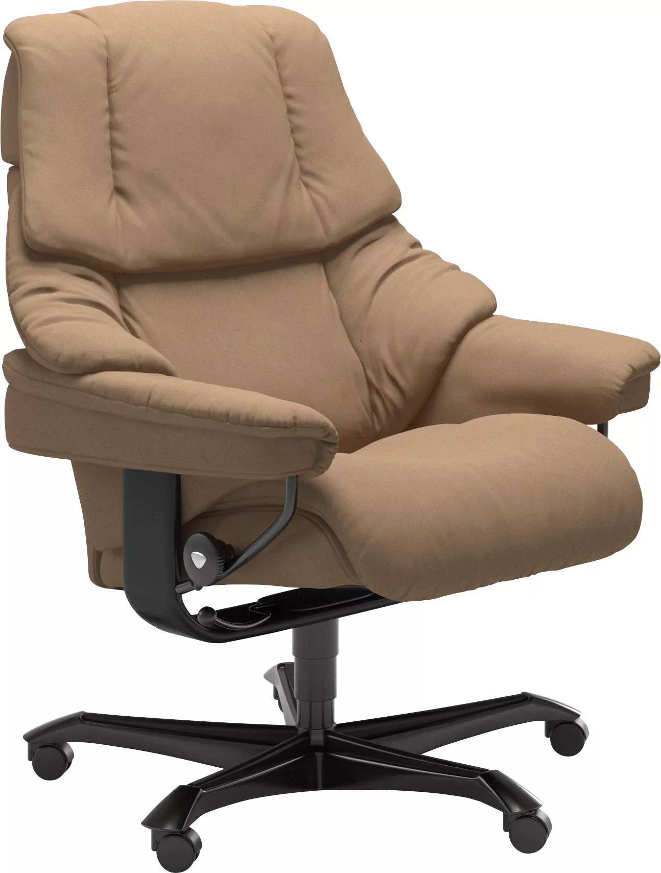 Stressless Relaxsessel "Reno", mit Home Office Base, Größe M, Gestell Schwa günstig online kaufen