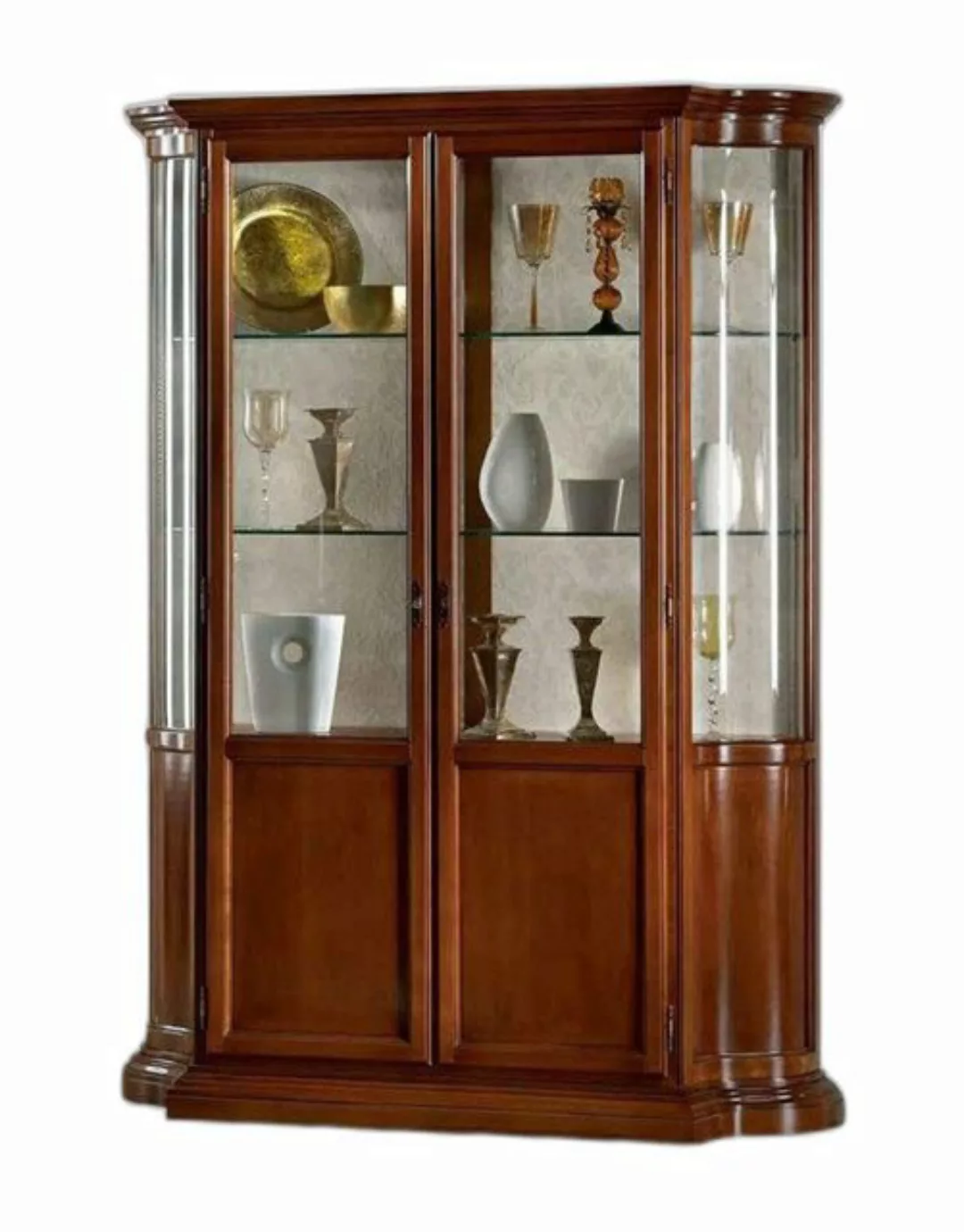 Xlmoebel Vitrine Braun Vitrine Schrank Regal Modern Stil Wohnzimmer Glas Ho günstig online kaufen