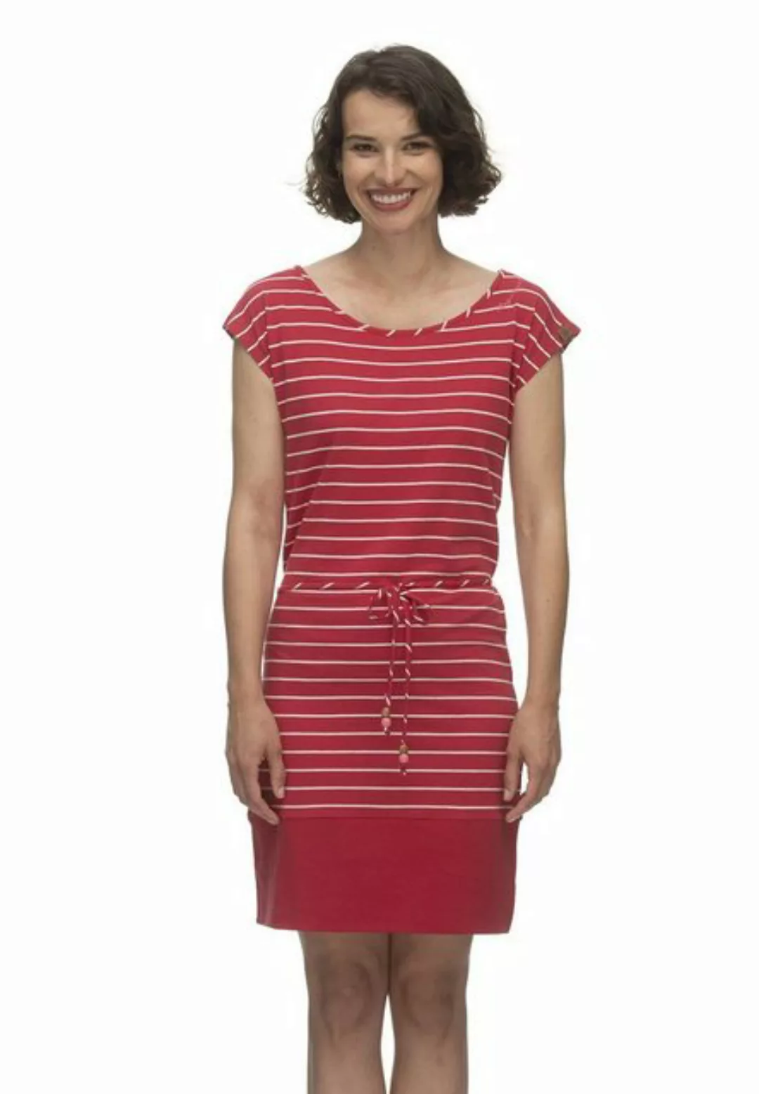 Ragwear Sommerkleid Ragwear Kleid Damen SOCHO STRIPES 2311-20013 Red Rot 40 günstig online kaufen