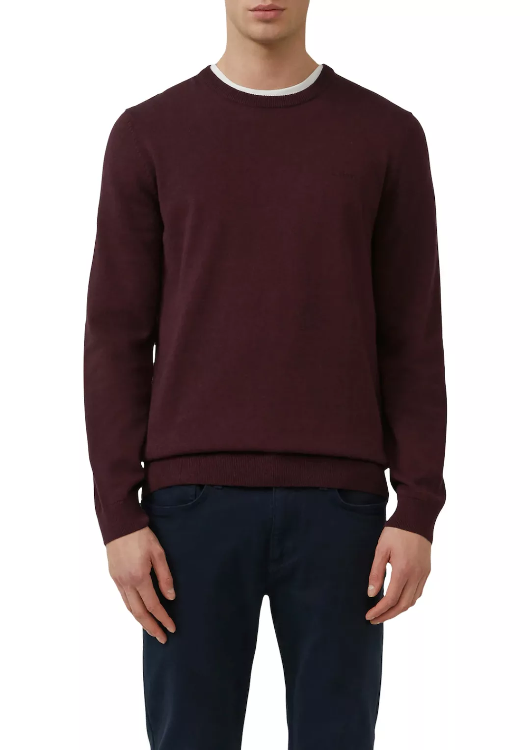 s.Oliver Strickpullover, mit Logostickerei günstig online kaufen
