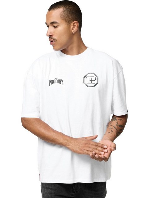 trueprodigy Oversize-Shirt Robin Logoprint Rundhals dicker Stoff günstig online kaufen