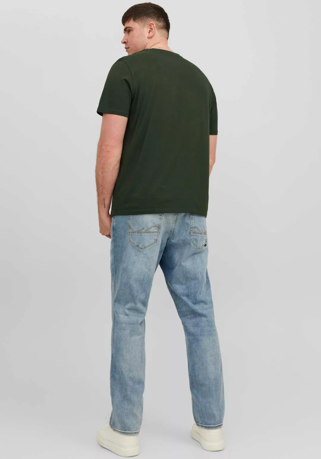 Jack & Jones PlusSize Rundhalsshirt "JJELOGO TEE SS O-NECK 2 COL 23/24 PLS" günstig online kaufen