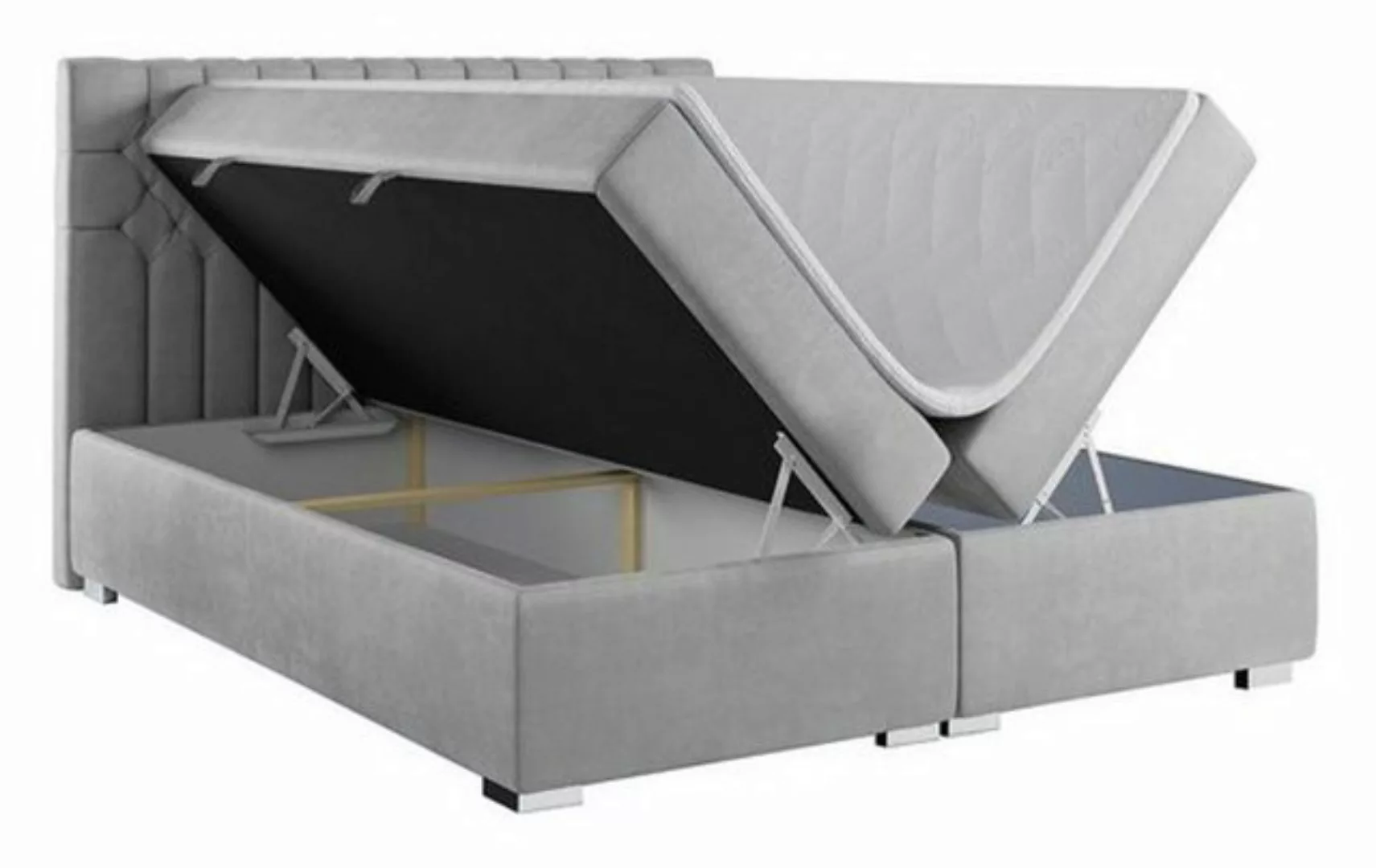 DB-Möbel Boxspringbett RAMIRES-Doppelbett mit Multipocket-Matratze. günstig online kaufen
