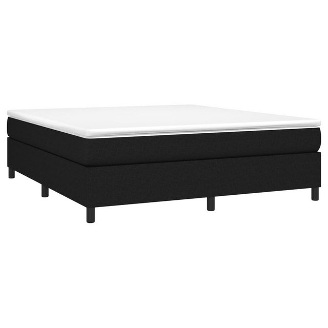 furnicato Bett Bettgestell ohne Matratze Schwarz 160x200 cm Stoff (1-tlg) günstig online kaufen