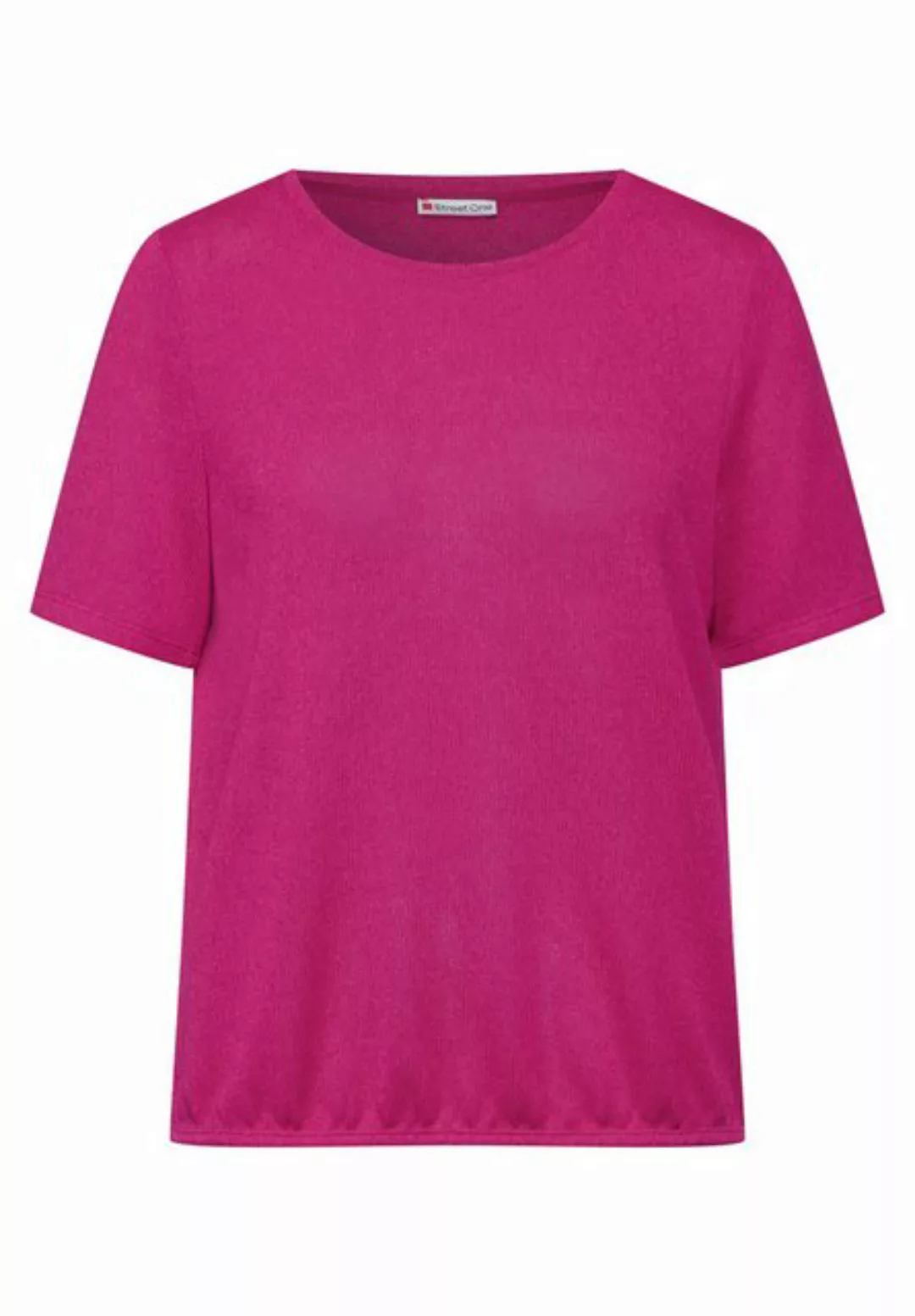 STREET ONE T-Shirt mit Strick Optik günstig online kaufen