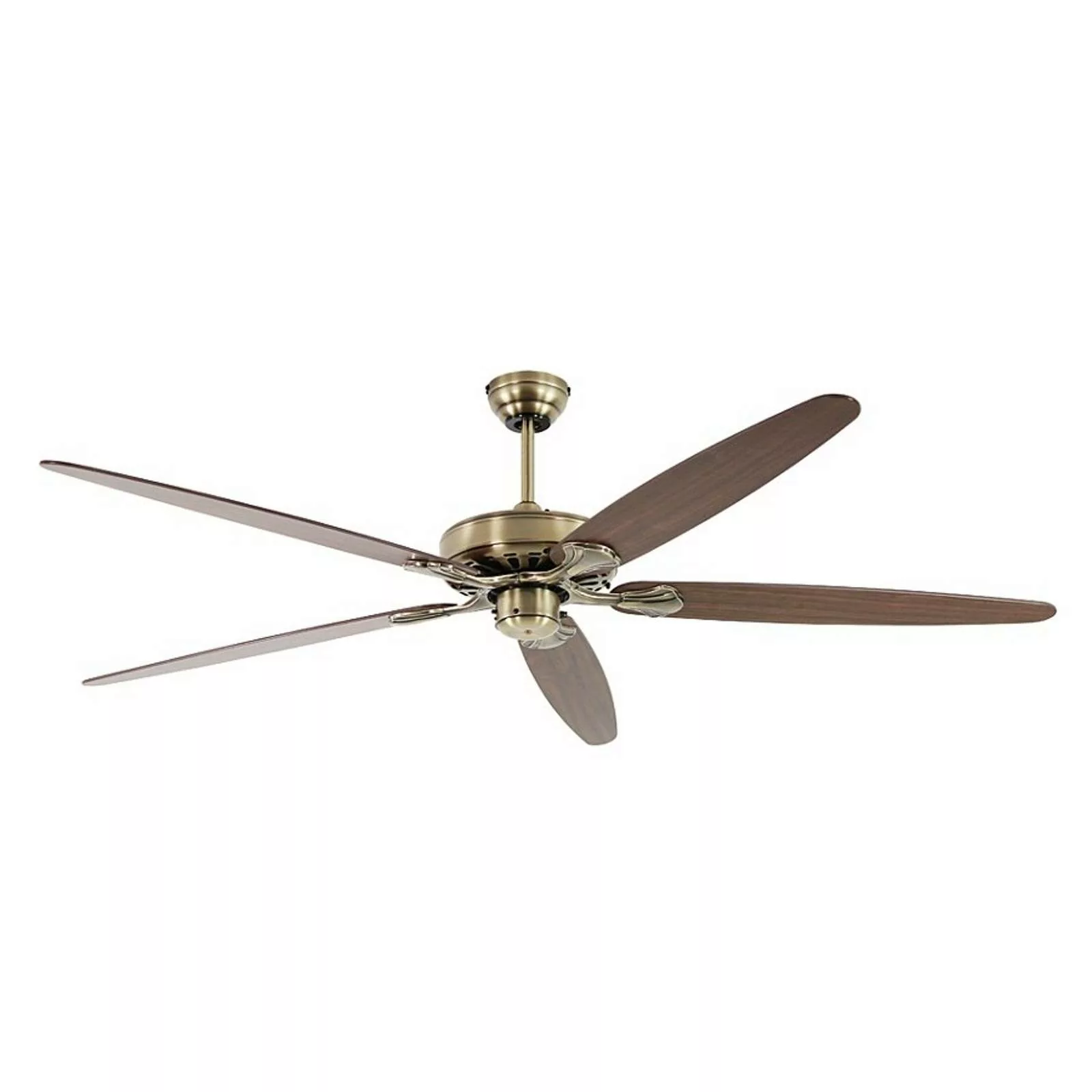 Deckenventilator Classic Royal 180 messing eiche günstig online kaufen