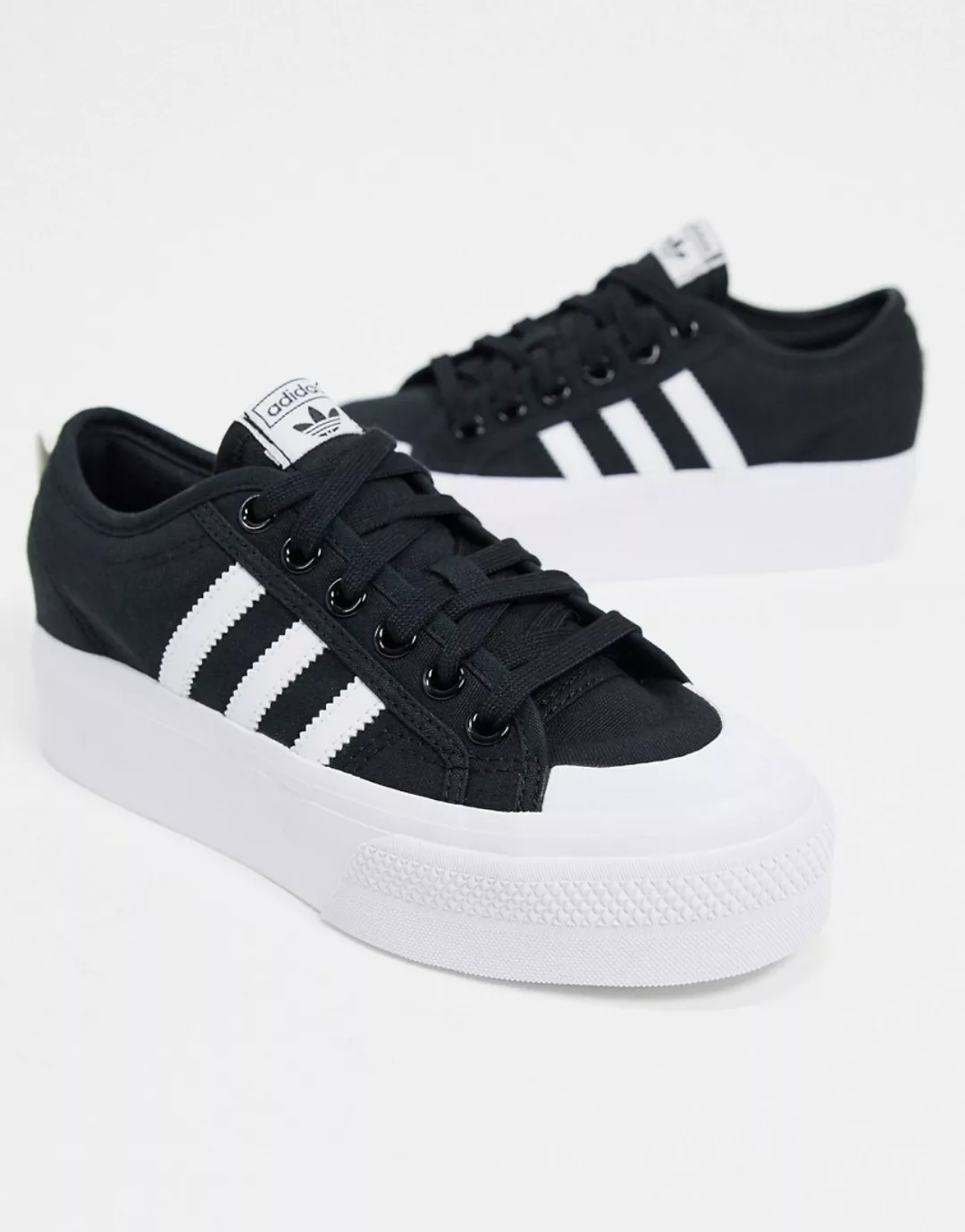 Adidas Originals Nizza Platform Sportschuhe EU 42 2/3 Core Black / Footwear günstig online kaufen