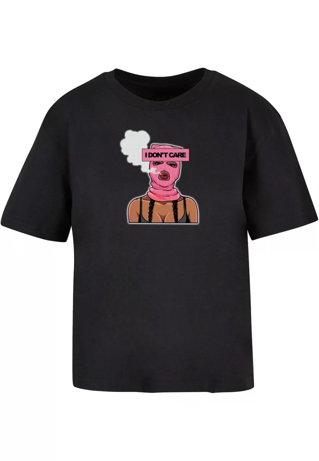 Miss Tee T-Shirt "Miss Tee Damen I Dont Care Tee", (1 tlg.) günstig online kaufen