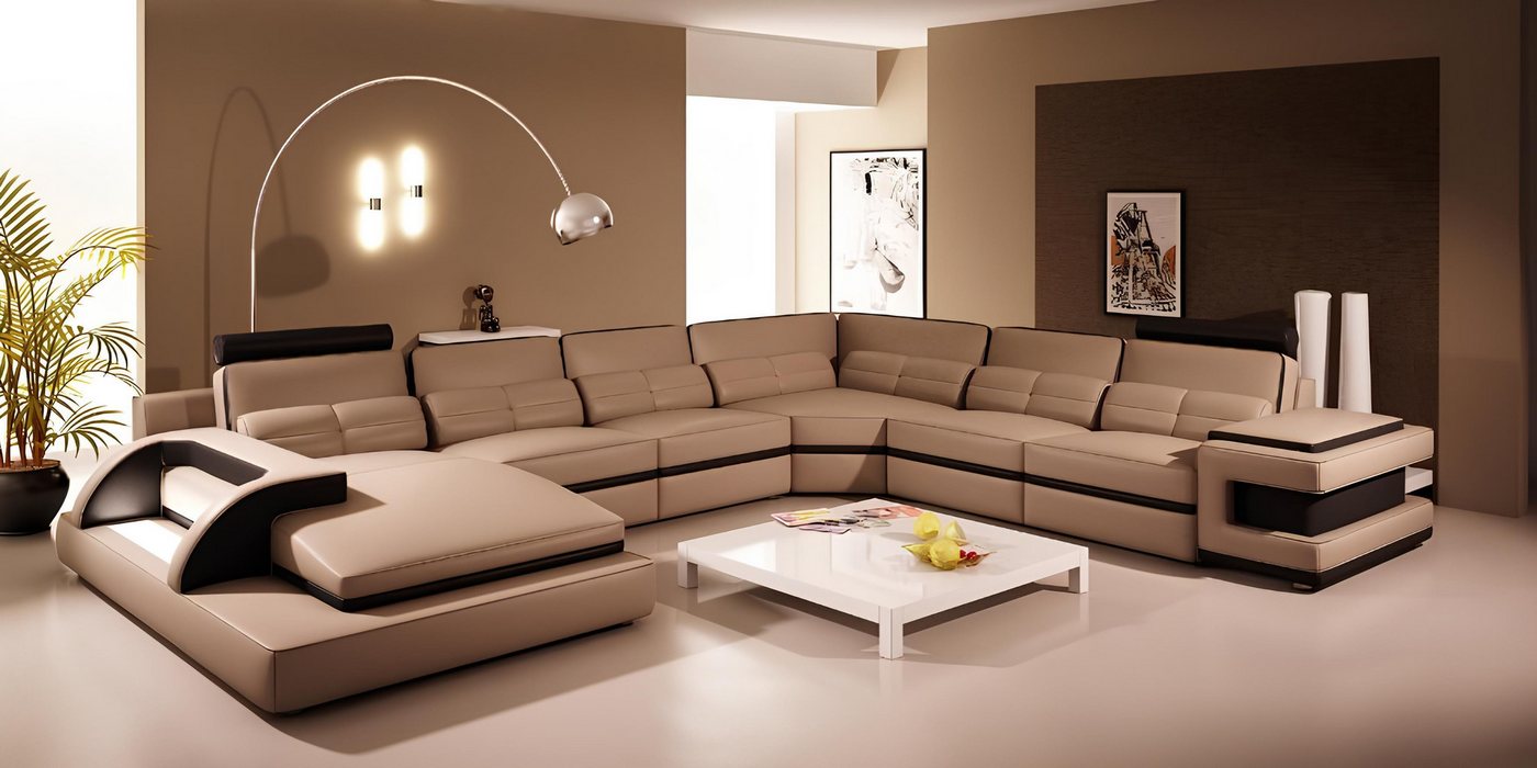 Xlmoebel Ecksofa Designer Wohnlandschaft in U-Form mit Ecksofa und Polsteru günstig online kaufen