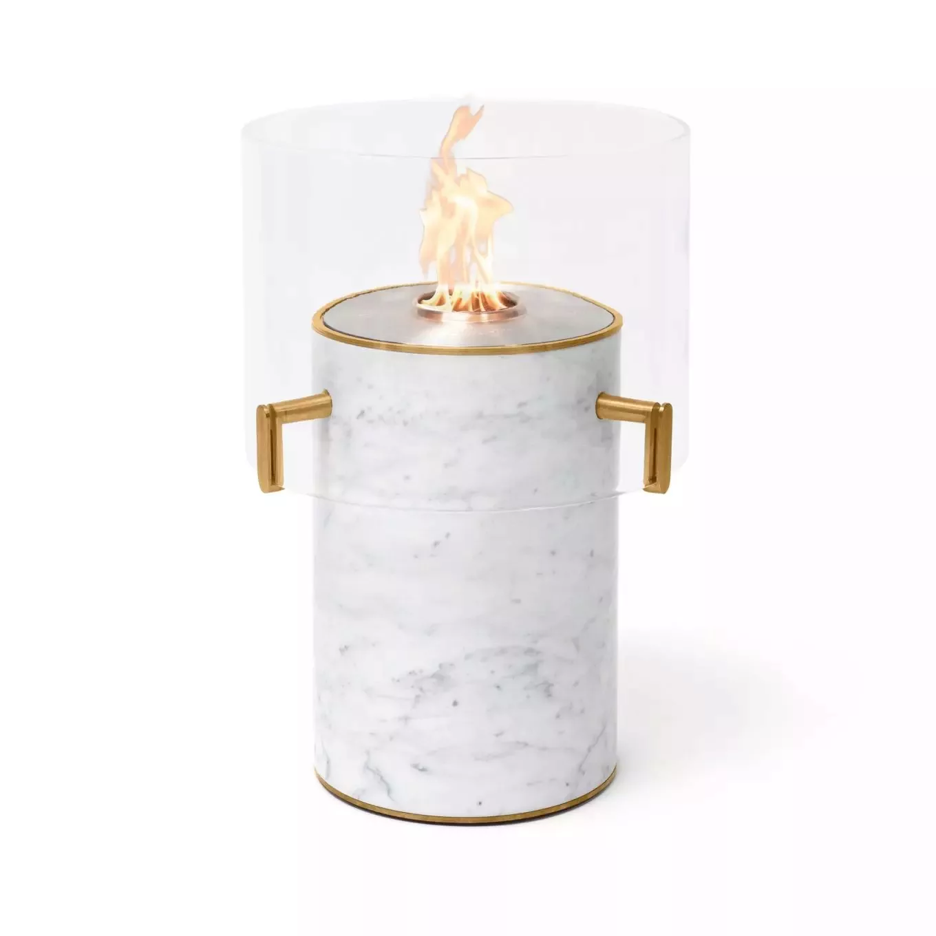 EcoSmart Pillar 3T [Design Ethanol Kamin]: Marble white günstig online kaufen