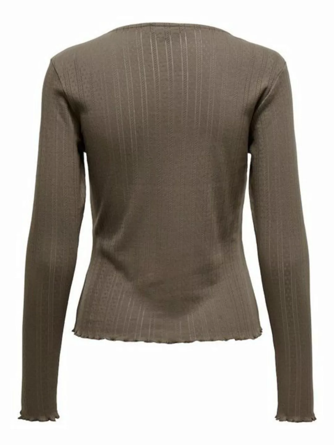 ONLY Longpullover Einfarbiges Langarm Shirt Basic Top ONLCARLOTTA 5599 in B günstig online kaufen