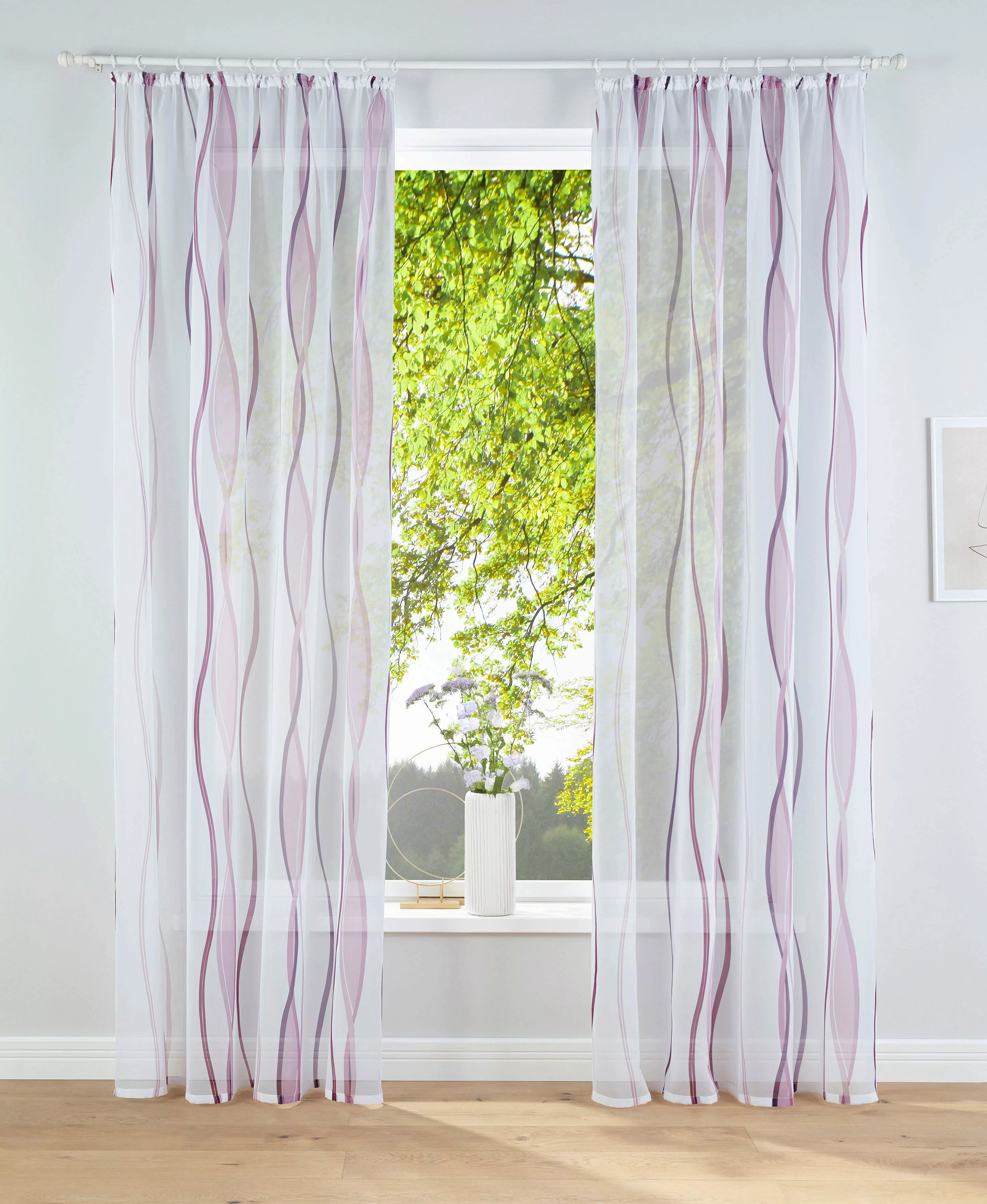 my home Gardine Dimona, Kräuselband (2 günstig online kaufen