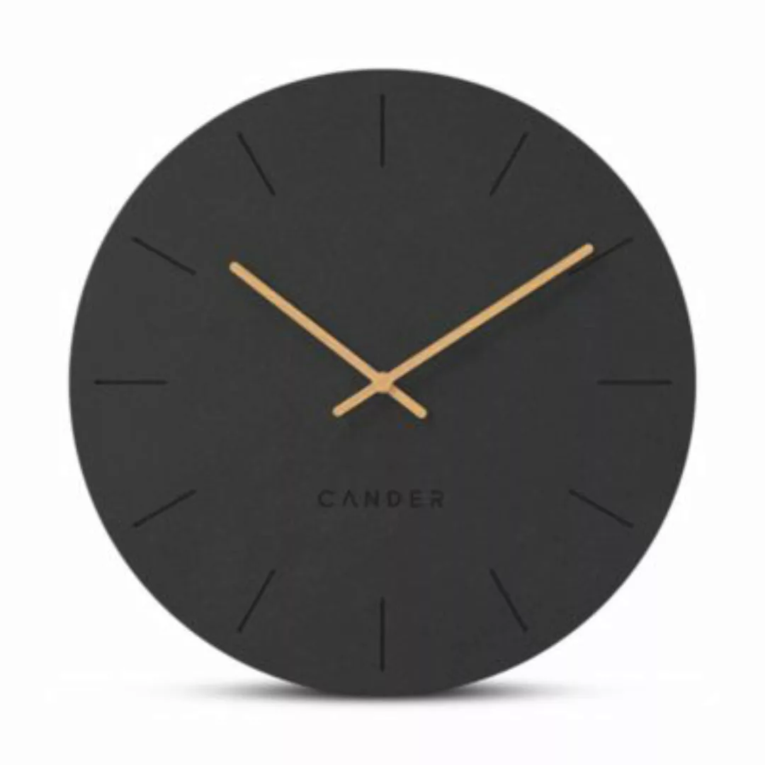 CANDER BERLIN Lautlose Wanduhr schwarz günstig online kaufen