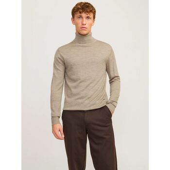 Jack & Jones  Pullover 12216829 MERINO ROLL NECK-GREIGE günstig online kaufen