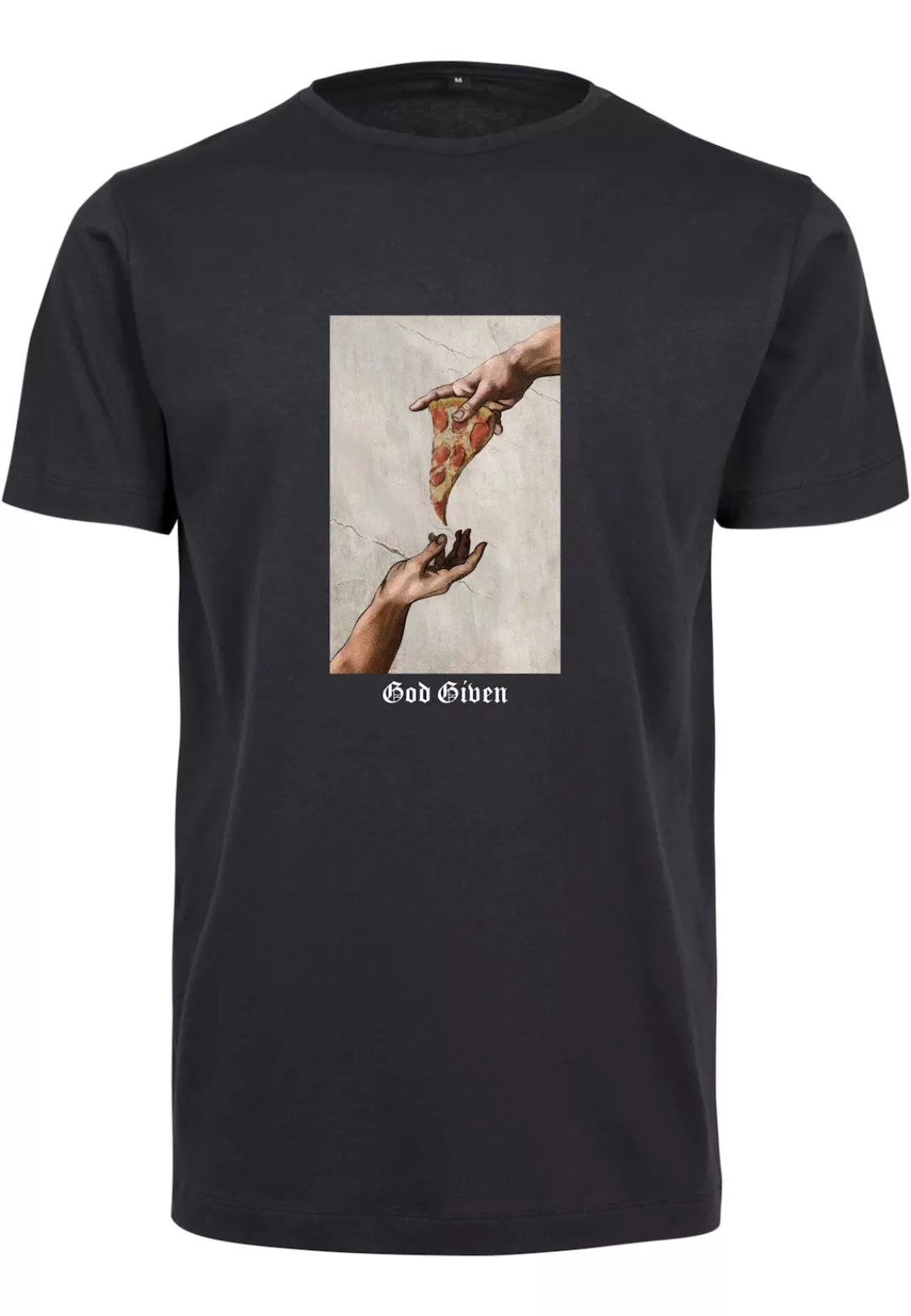 MisterTee T-Shirt "MisterTee Herren God Given Pizza Tee", (1 tlg.) günstig online kaufen