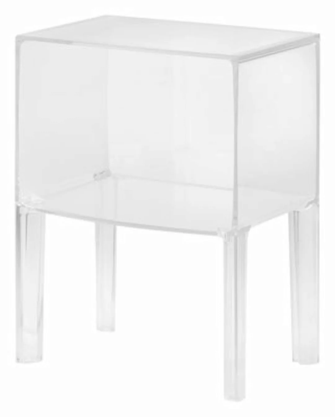 Kartell - Small Ghost Buster Nachttisch - transparent/transparent günstig online kaufen