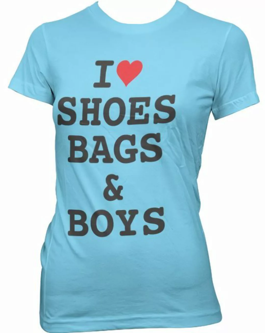 Hybris T-Shirt I Love Shoes Bags Boys Girly Tee günstig online kaufen