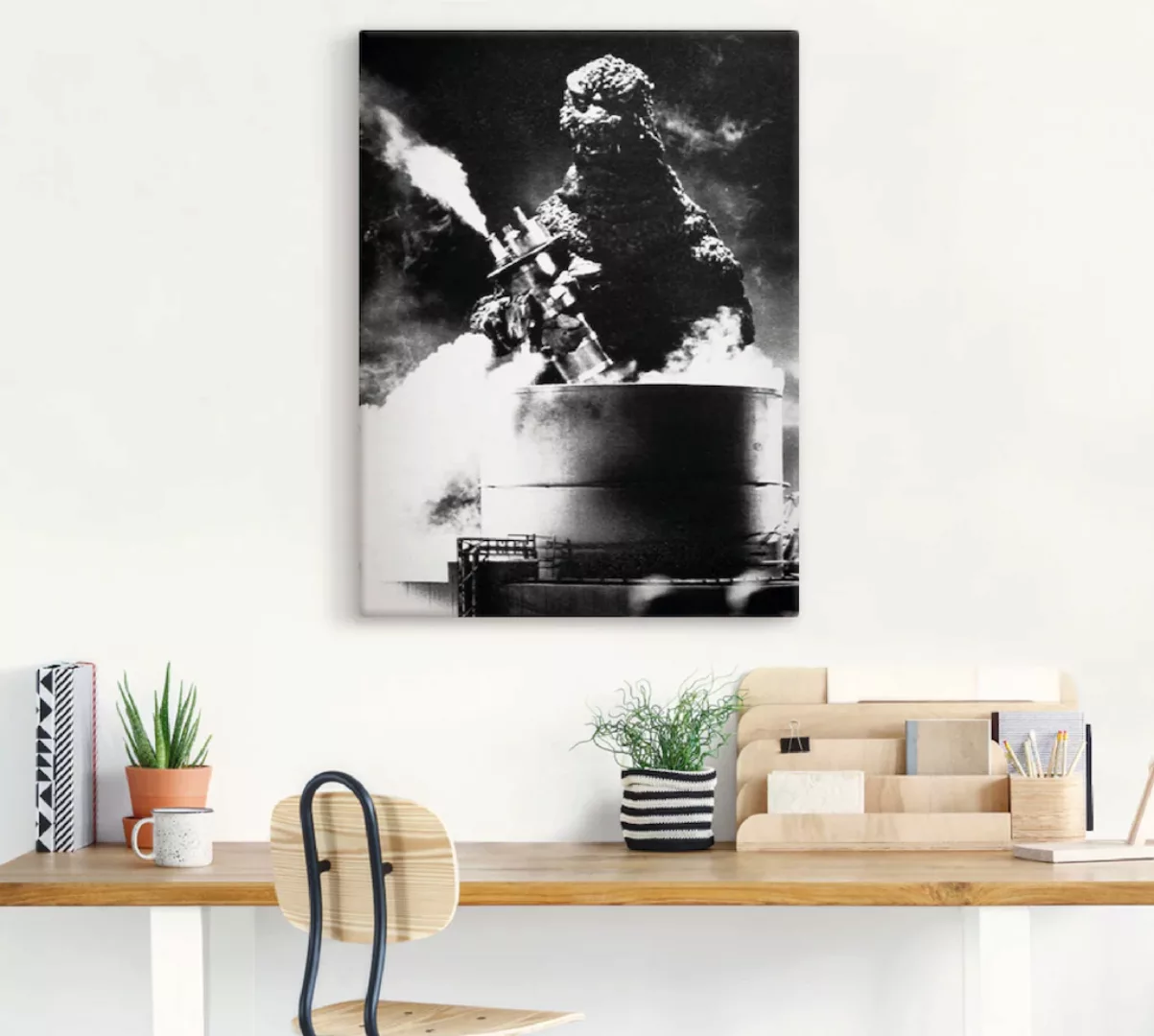 Artland Wandbild »Godzilla III«, Film, (1 St.), als Leinwandbild, Poster in günstig online kaufen