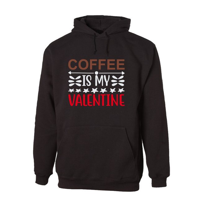 G-graphics Hoodie Coffee is my Valentine Unisex mit trendigem Frontprint fü günstig online kaufen