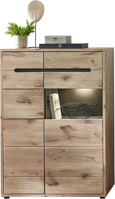 Innostyle Vitrine BELLANO Viking Oak Nature günstig online kaufen